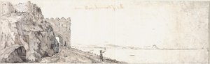 Gateway, Bamburgh Castle (tinta, papír)